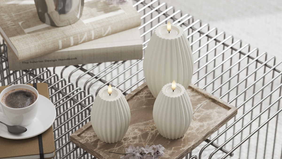 Naturlig tro LED Rilleljus Med WetLook ™ -design