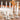 Il romanticismo ha guidato Candela da candelabro pacchetto - Bianco - 6 pezzi 15 cm | 4 pezzi 24 cm