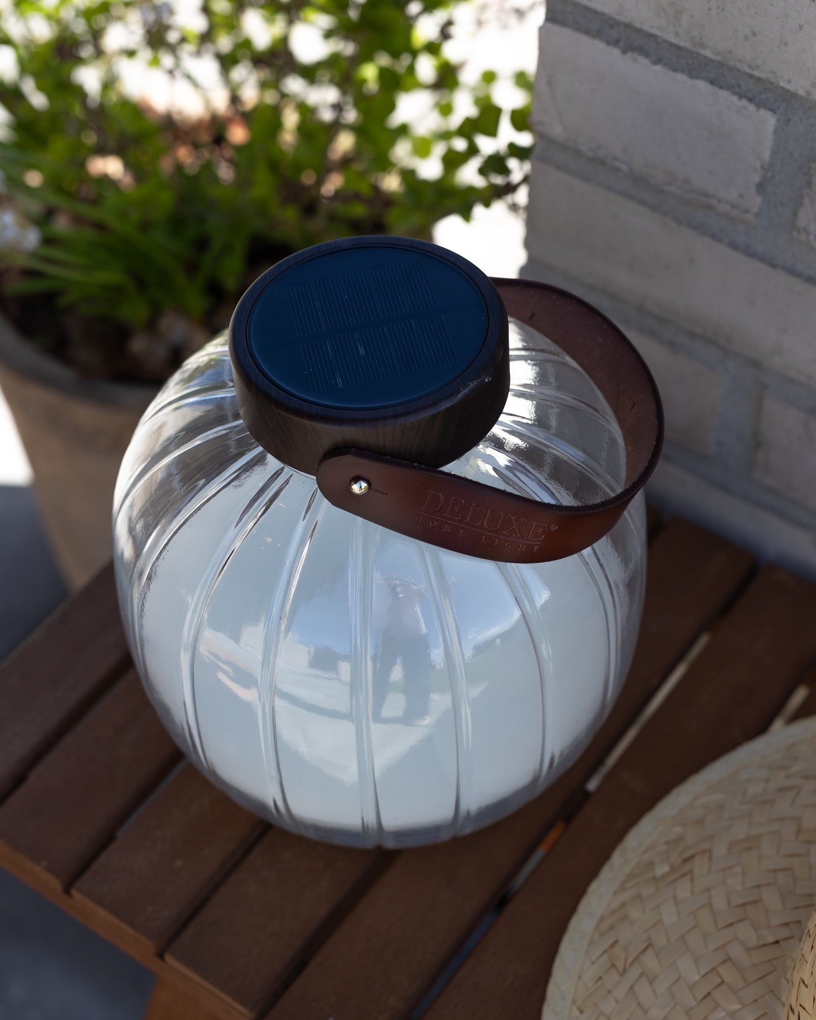 Deluxe Homeart Γυάλινο Φανάρι LED 20cm Φανάρια LED 3