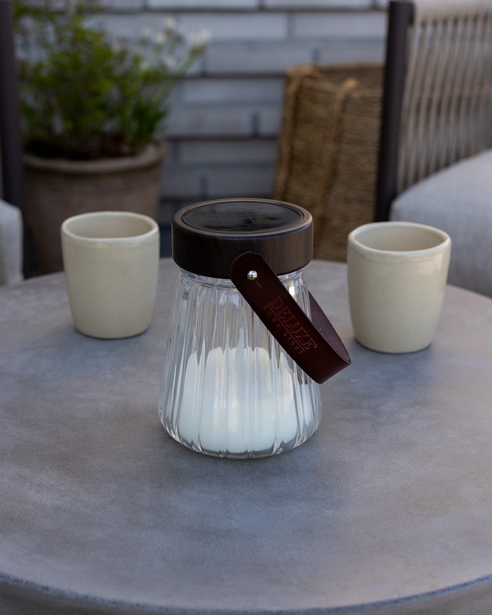 Deluxe Homeart LED Glass Lantern 13cm LED lanterns 2