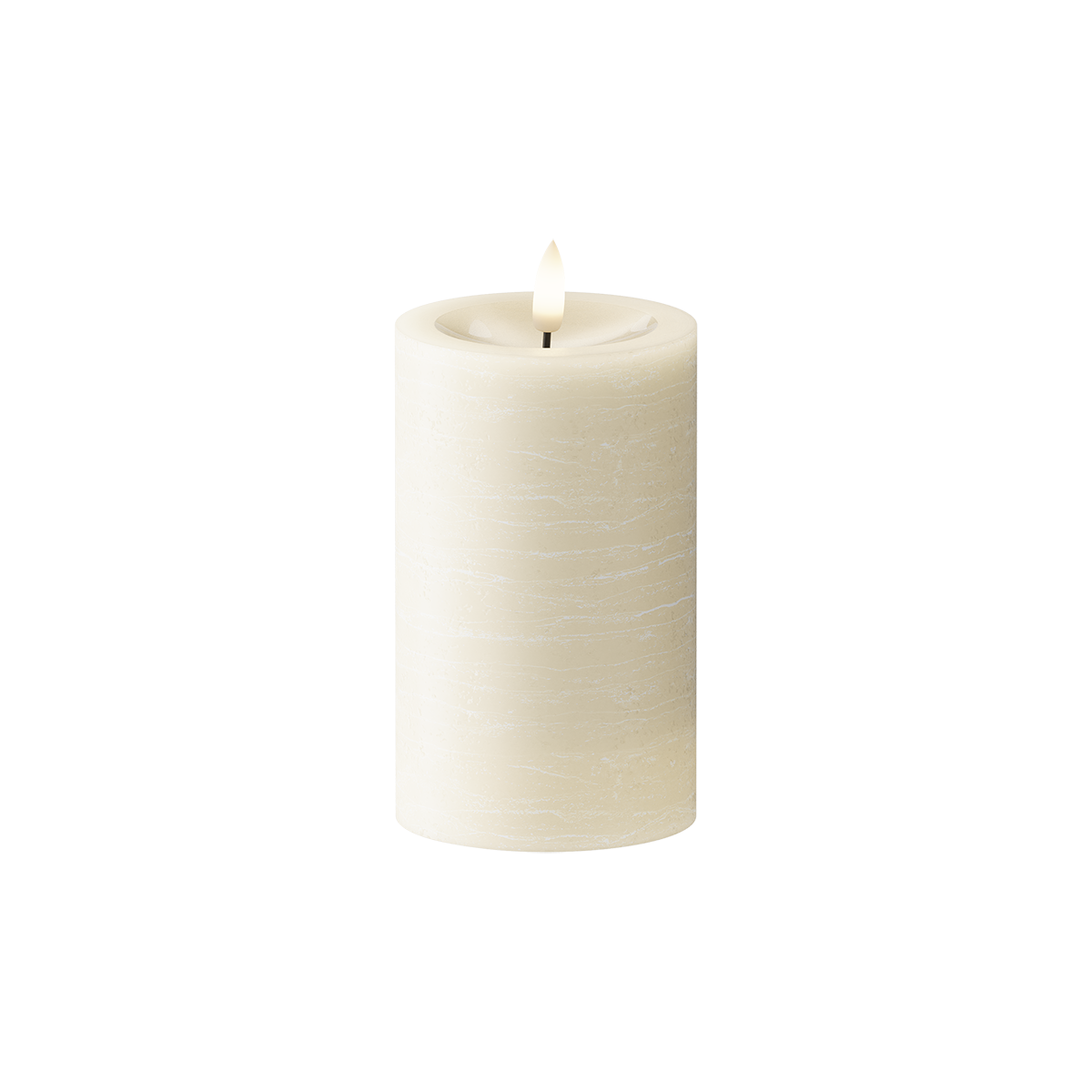 LED Pillar candle Ø 7.5 x 12.5 cm Cream