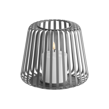 LED Lykta Ø 20 x 17 cm Grå