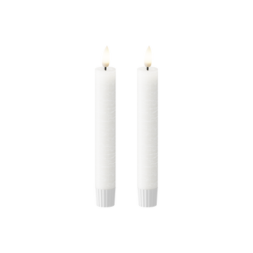 LED Dinner candle WetLook Ø 2.2 x 18.5 cm White