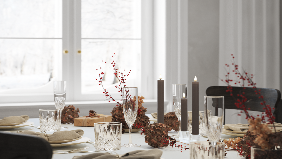 Practical timer function to your LED Dinner candle
