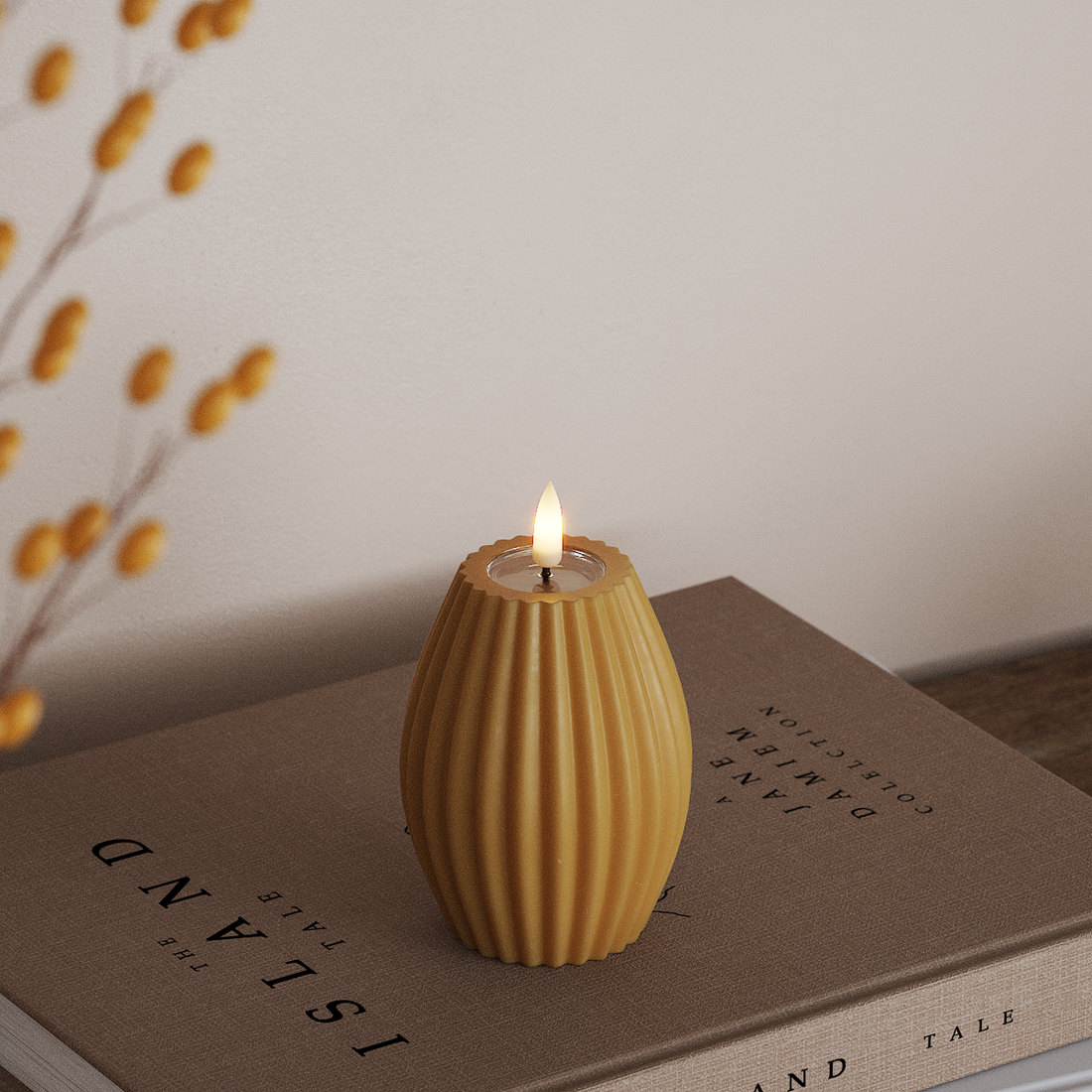 Deluxe Homeart LED Rillelys D 7,5 x H 10 cm Karry LED rillelys 4