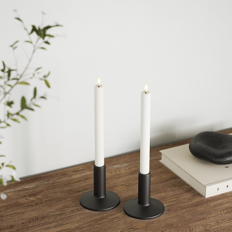 Deluxe Homeart LED φωτιστικό κορώνας 2 τμχ, Ø 2 x 24 cm Λευκό