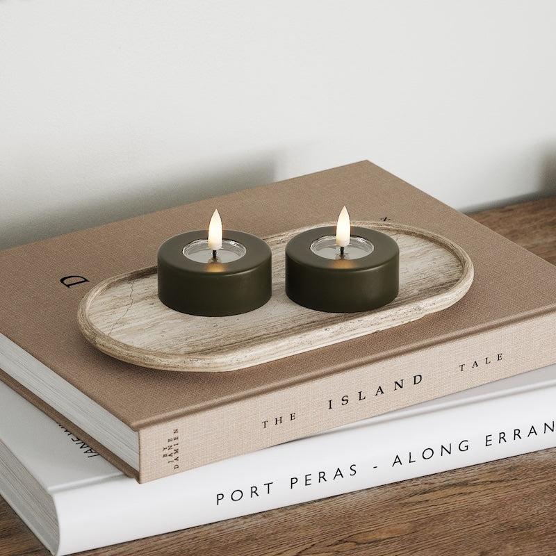 Deluxe Homeart Ρεσώ LED Jumbo 2 τεμ. (Μεγάλο) Μπορντό