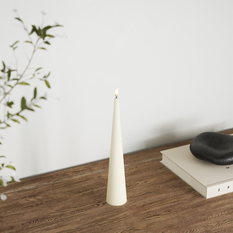 Deluxe Homeart Φωτιστικό κώνου D 5 x Υ 28 cm Μπορντό