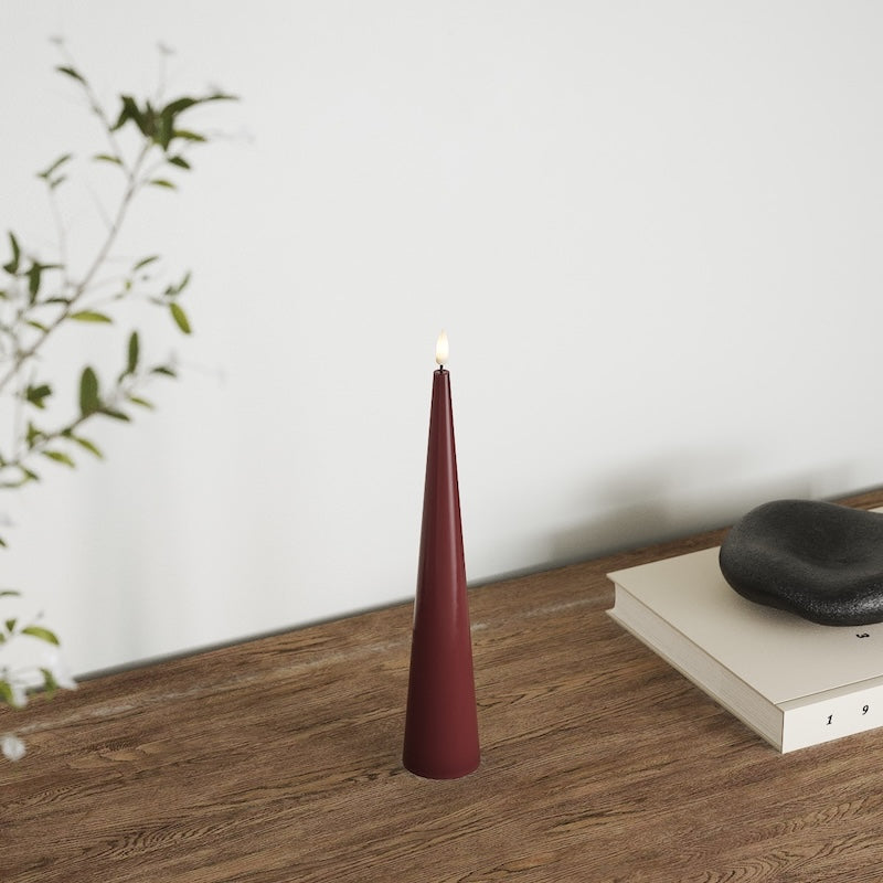 Deluxe Homeart Φωτιστικό κώνου D 5 x Υ 28 cm Κρεμ