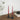 LED Bougie effilée avec vernis, 2 pièces (28 cm) Bordeaux