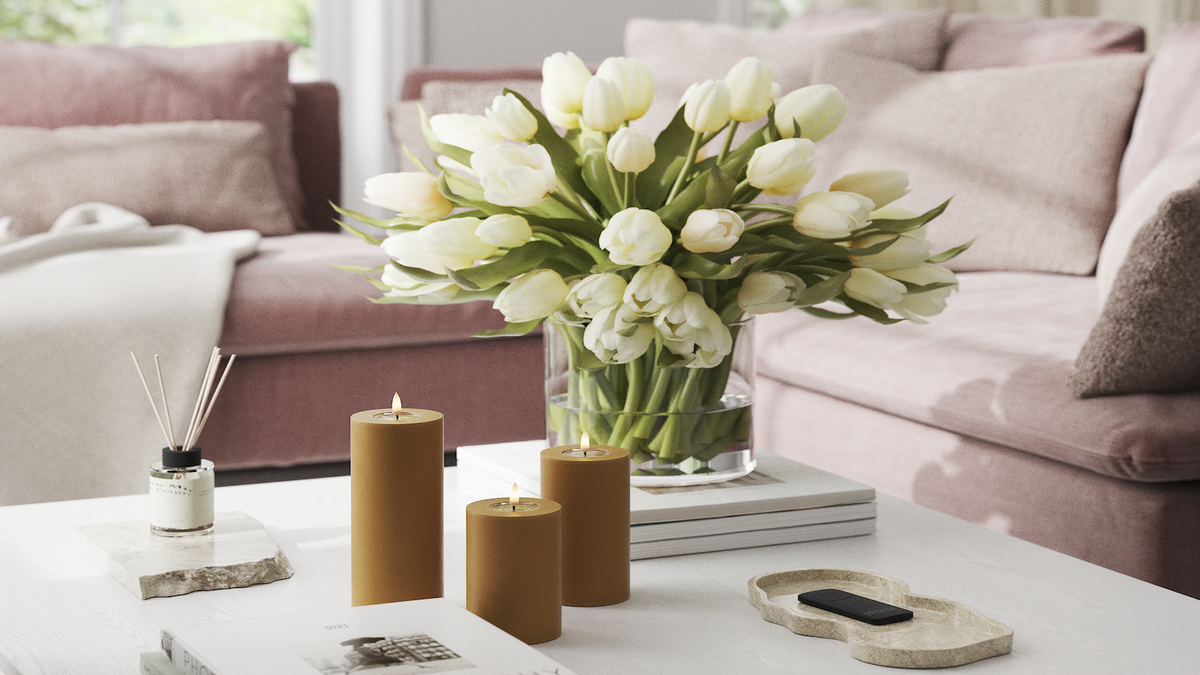 Naturlig tro LED Blokker lys med Wetlook ™ Design