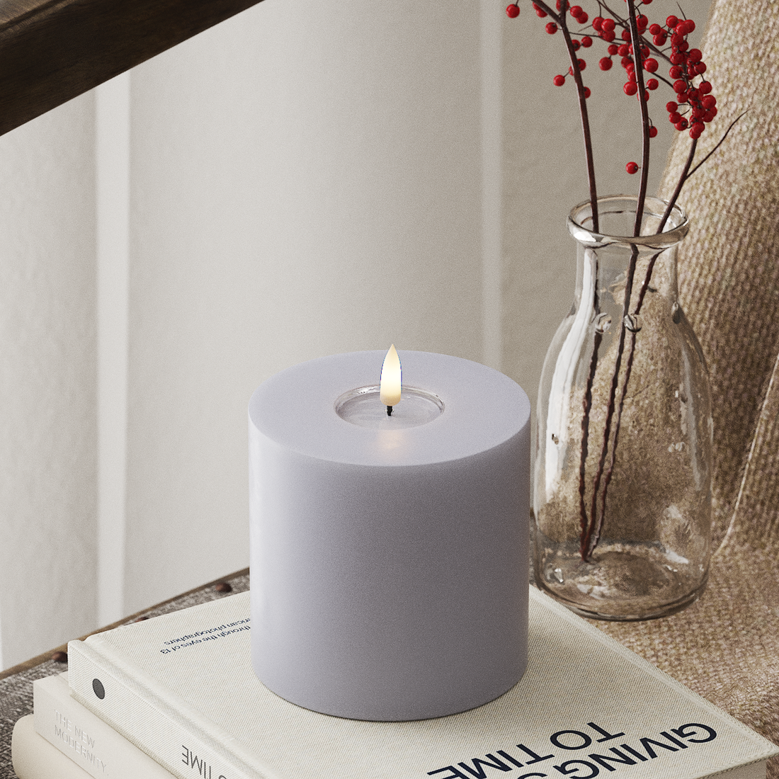 Deluxe Homeart LED plokkvalgusti Ø 10 x 10 cm Tolmune sinine LED-ploki tuli 4