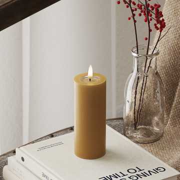 Deluxe Homeart Φωτιστικό μπλοκ LED Ø 5 x 12,5 cm Κάρι Φως μπλοκ LED 4