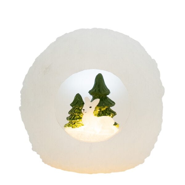 Globo de neve com decoração 12*12cm Deluxe Homeart 1