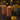 LED Pillar candle Ø 10 x 20 cm Orange - 2 pcs
