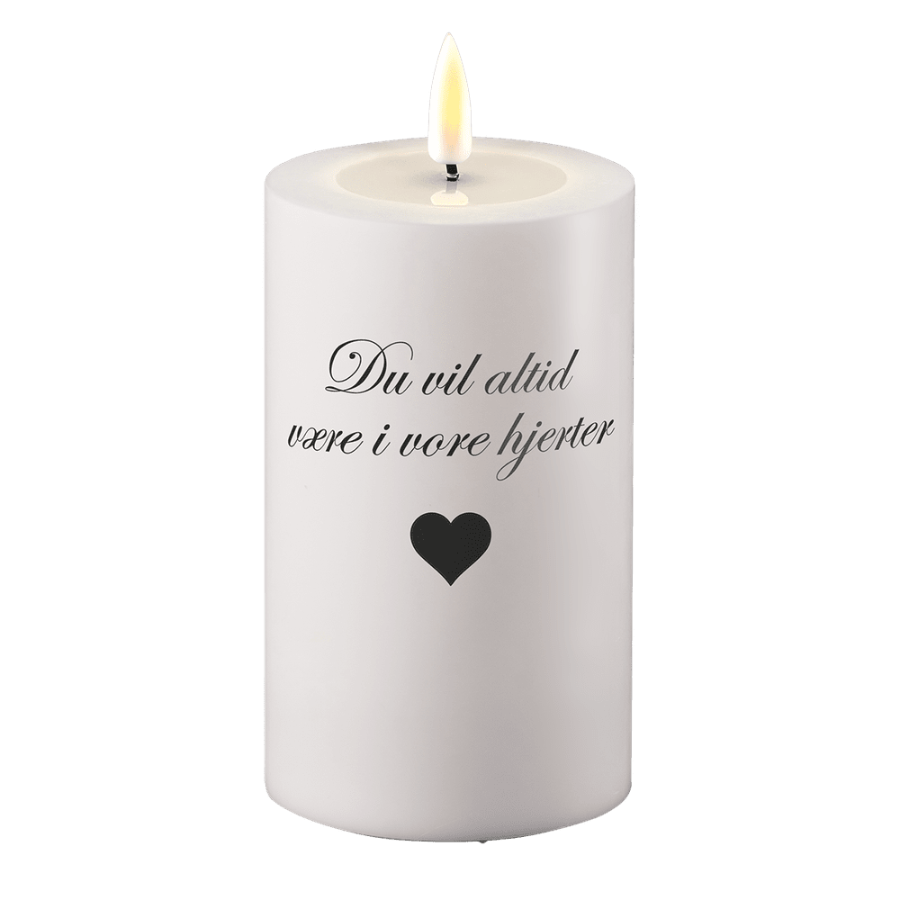 LED Gravlys Du vil alltid være i våre hjerter Deluxe Homeart 1