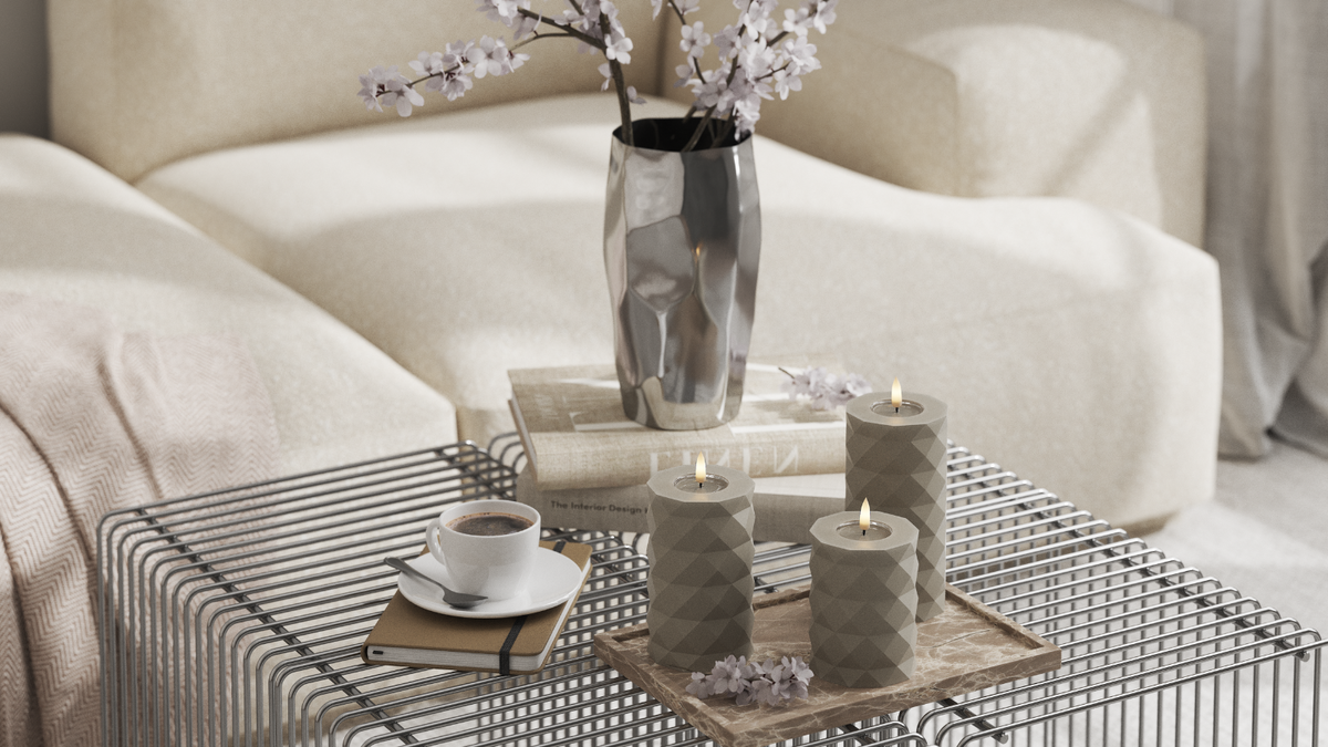 Naturlig tro LED Square Med Wetlook ™ Design
