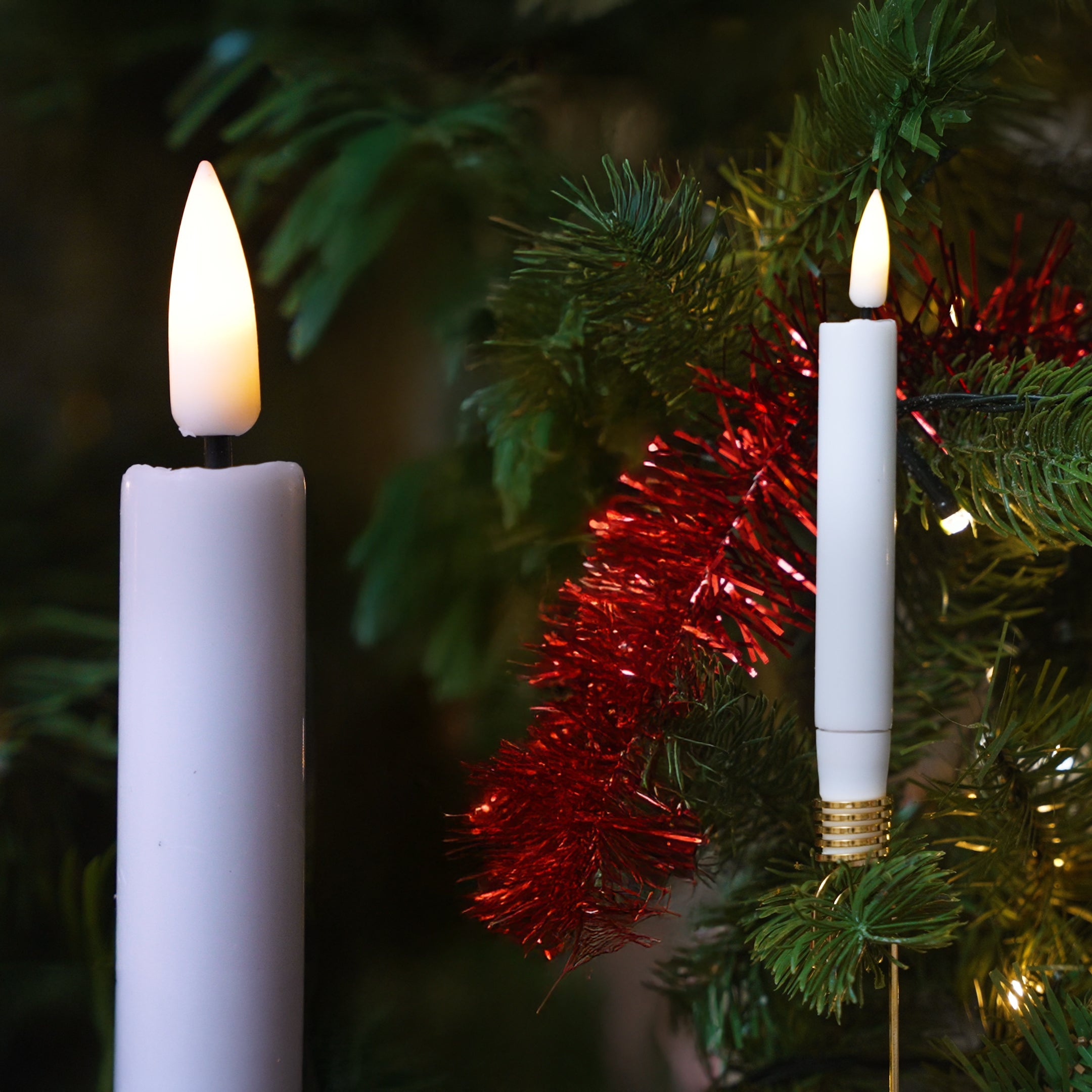 Deluxe Homeart Vahaga kaetud jõulukuuse küünlad 6 tk Christmas 7