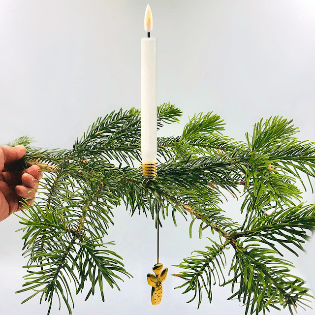 Küünlavahaga kaetud jõulukuuse küünlad 6 tk Deluxe Homeart 4