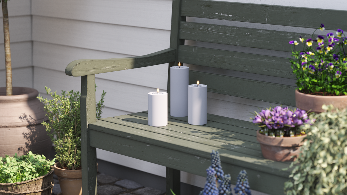 LED Outdoor light Pillar candle Designed for all kinds of weather