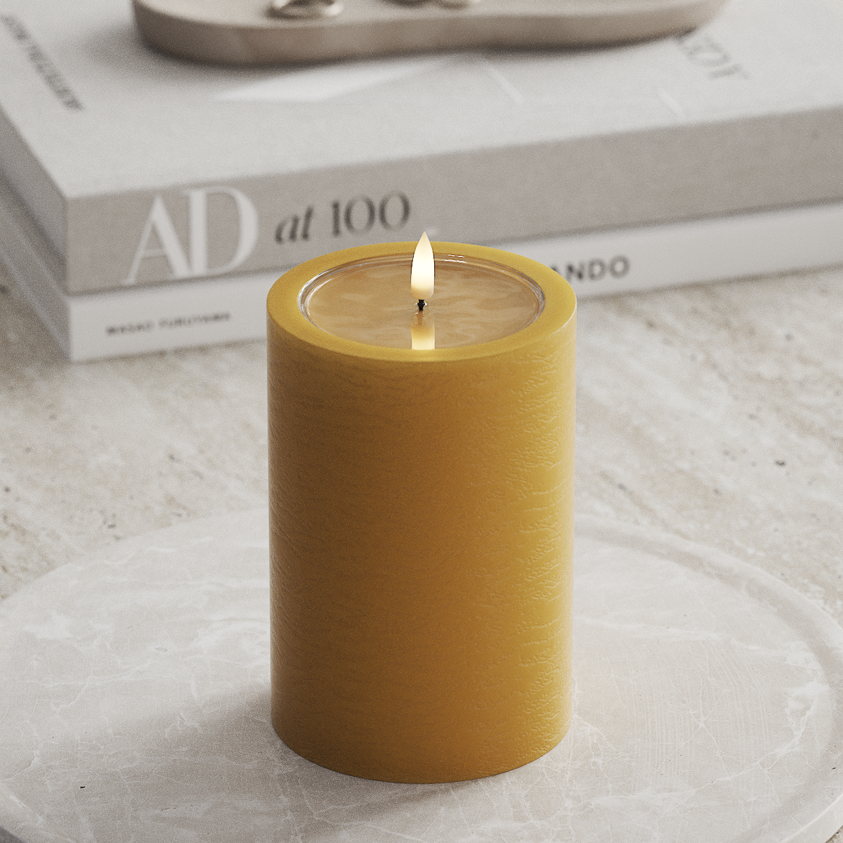 Deluxe Homeart Unique Φωτιστικό μπλοκ LED D 10 x 15 cm Κάρι unique φως μπλοκ 1